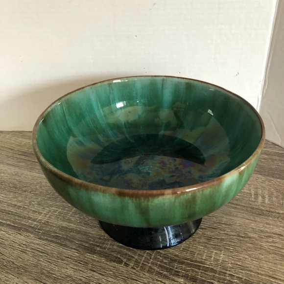Vtg  Blue Mountain Pottery Footed Bowl - Picture 6 of 15
